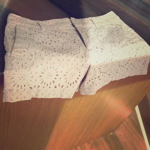 Ann Taylor Loft Lace Shorts